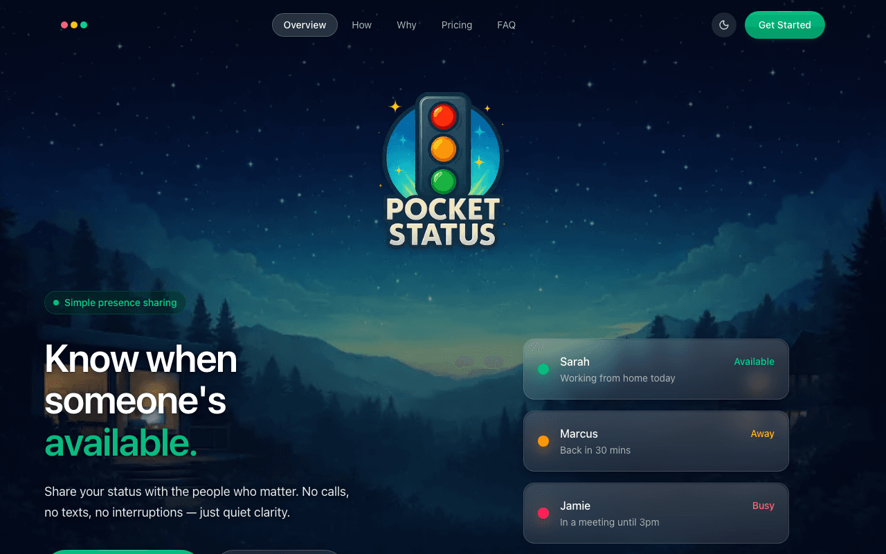 Pocket Status screenshot